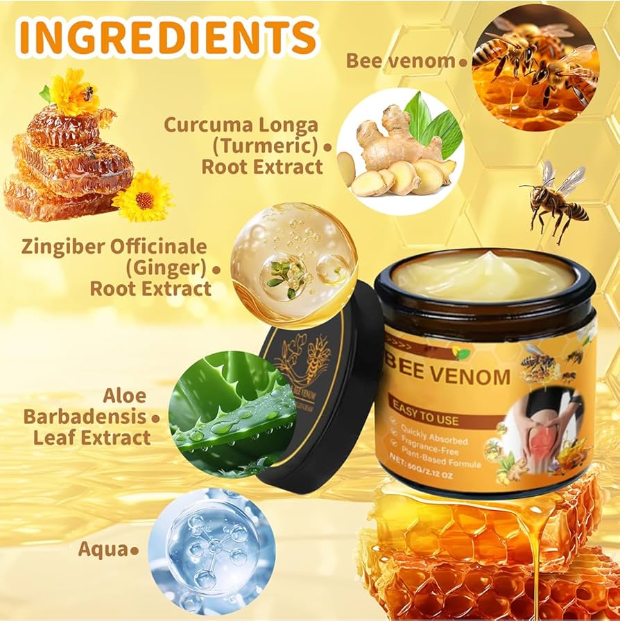 Crème articulations au venin d'abeille